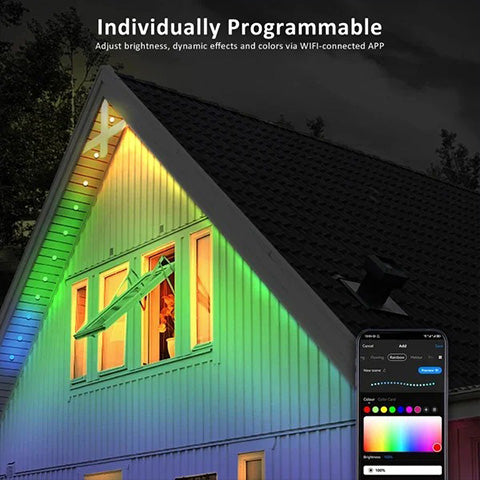 Smart Rainbow LED Permanent Outdoor Light – Free Shipping for Black Friday