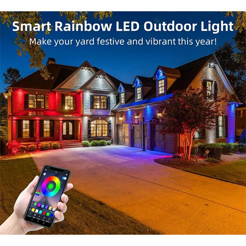 Smart Rainbow LED Permanent Outdoor Light – Free Shipping for Black Friday